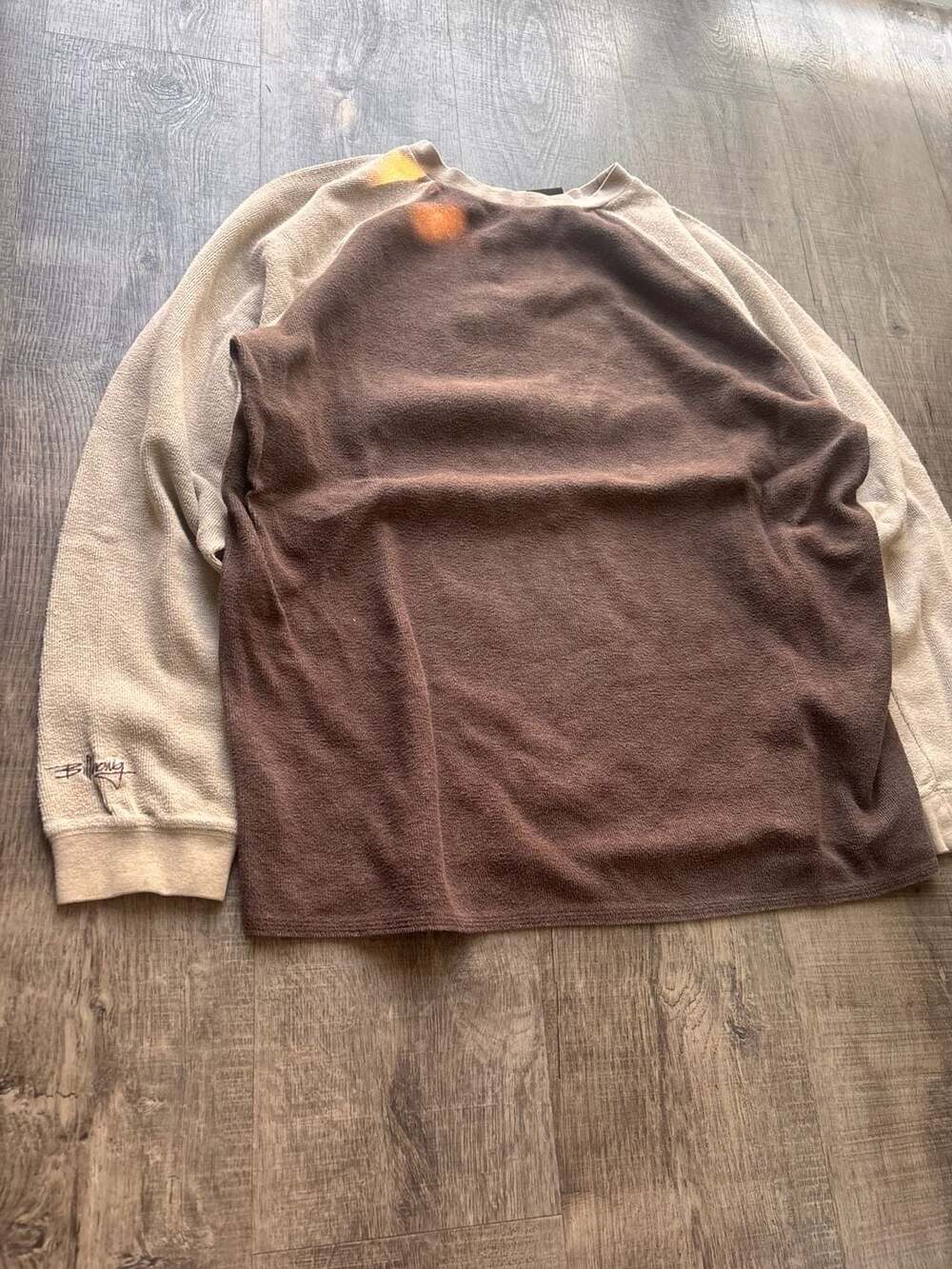 Billabong Textured Raglan Long Sleeve Shirt